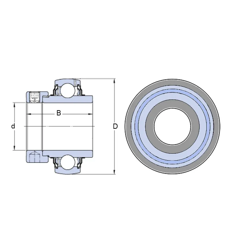 Vrácení Zdarma Ložisko YEL 205 2F  SKF