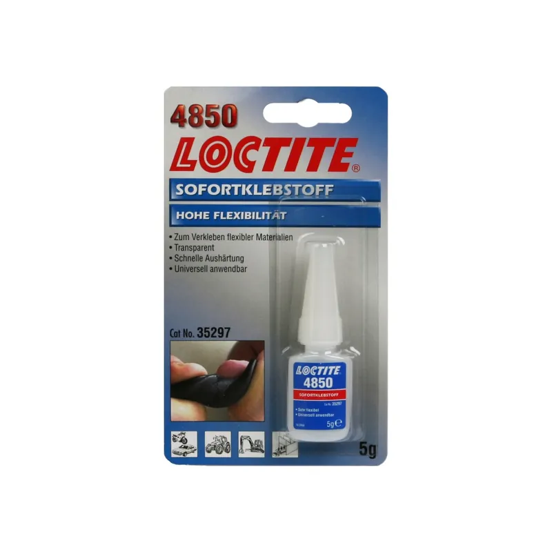 Sleva Loctite 4850 5 g lepidlo vteřinové pružné čiré