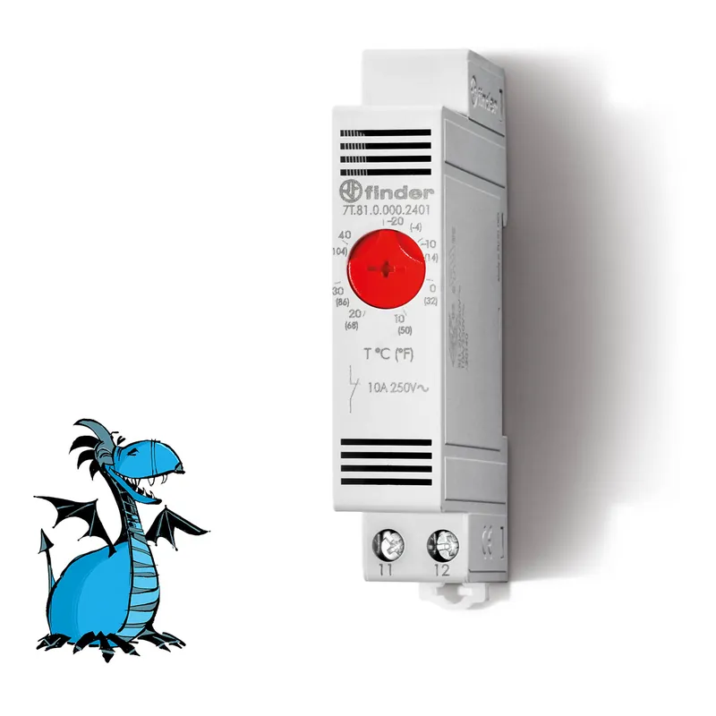 Akční Nabídka FINDER Termostat 7T.81.0.000.2401, vypínání -20+40C