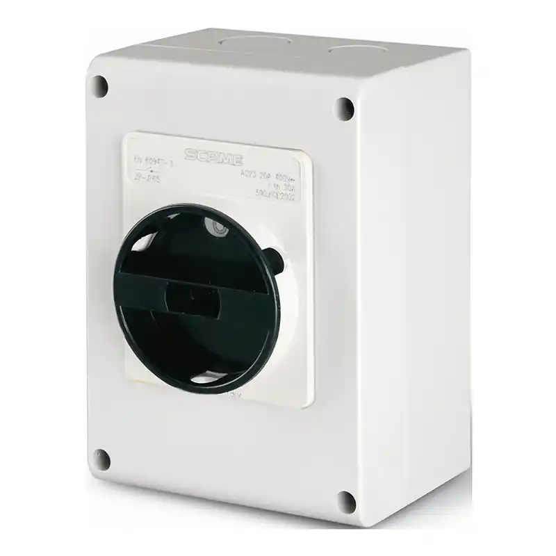 Ověřený SCAME Spínač ISOLATOR-TP 32A 3P standard IP65