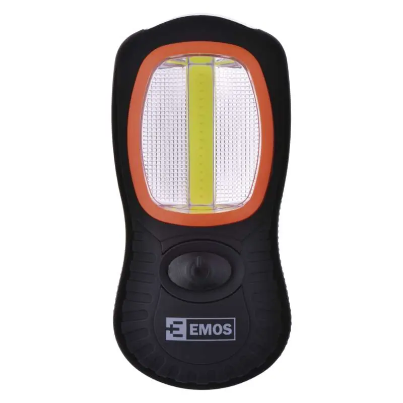 Odeslání Ihned EMOS Svítilna LED 3W COB + 3LED 200lm 3xAAA magnet, hák