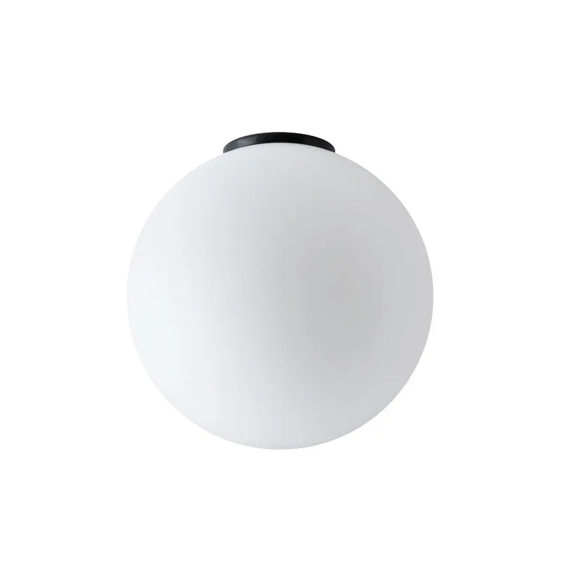 OSMONT Svítidlo STYX4 IN-12BD1_196 75W E27 400mm přisazené  se skleněným stínidlem IP65 černá Tovární Cena