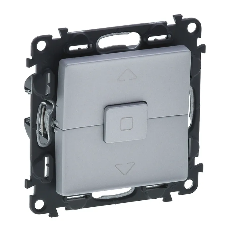 Zlevněný Spínač VALENA LIFE 752329 ov.žal. hliník