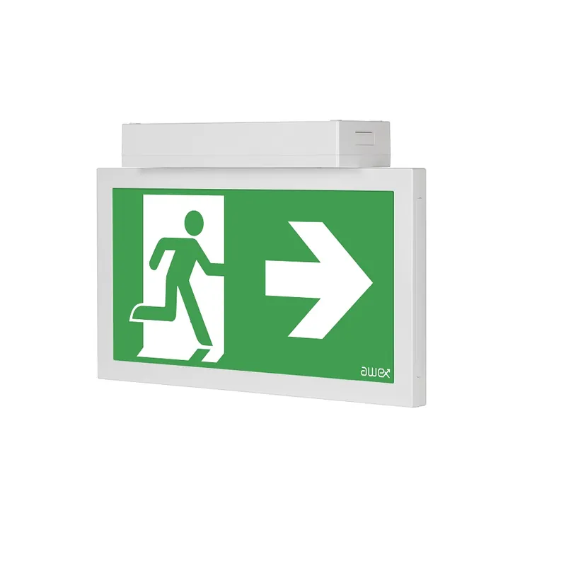 Vysoce Kvalitní MODUS Svítidlo nouzové INFINITY II AC 1W LED STANDARD IP41 1h , stále svítící / svítící při výpadku,  šedé, NiCd