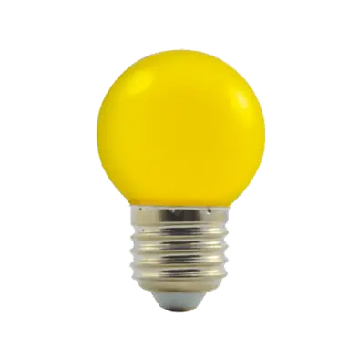 Omezená Nabídka NBB Žárovka LED 1W-8 E27 230V 330° žlutá