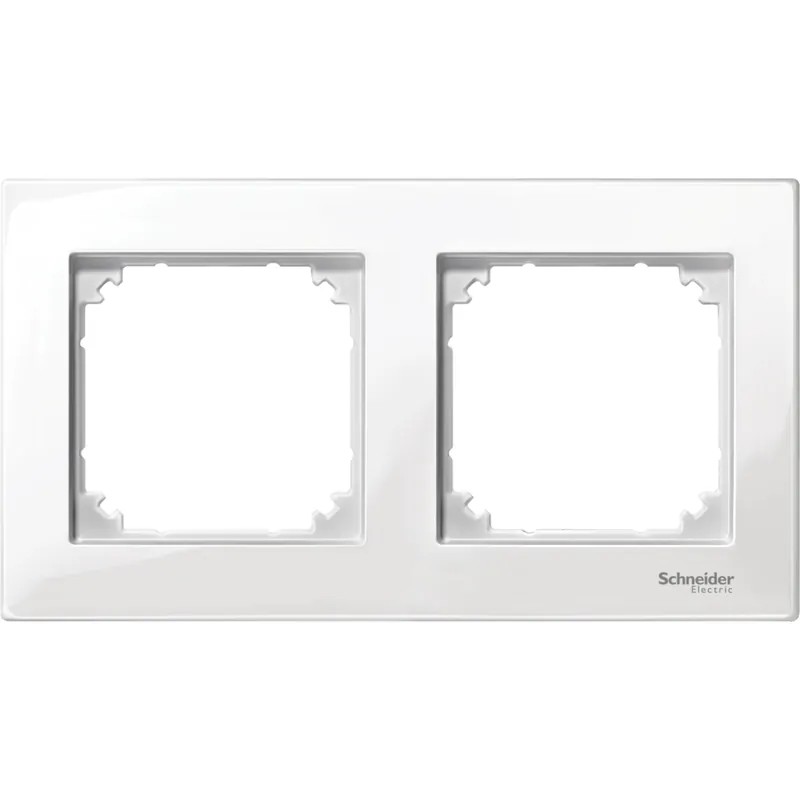 Vysoce Kvalitní SCHNEIDER Rámeček MERTEN 515219 dvojitý Polar