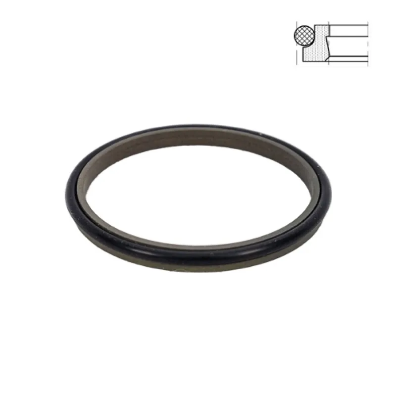 Značkový Stírací kroužek AD60 63x698/5 PTFE/NBR DIN