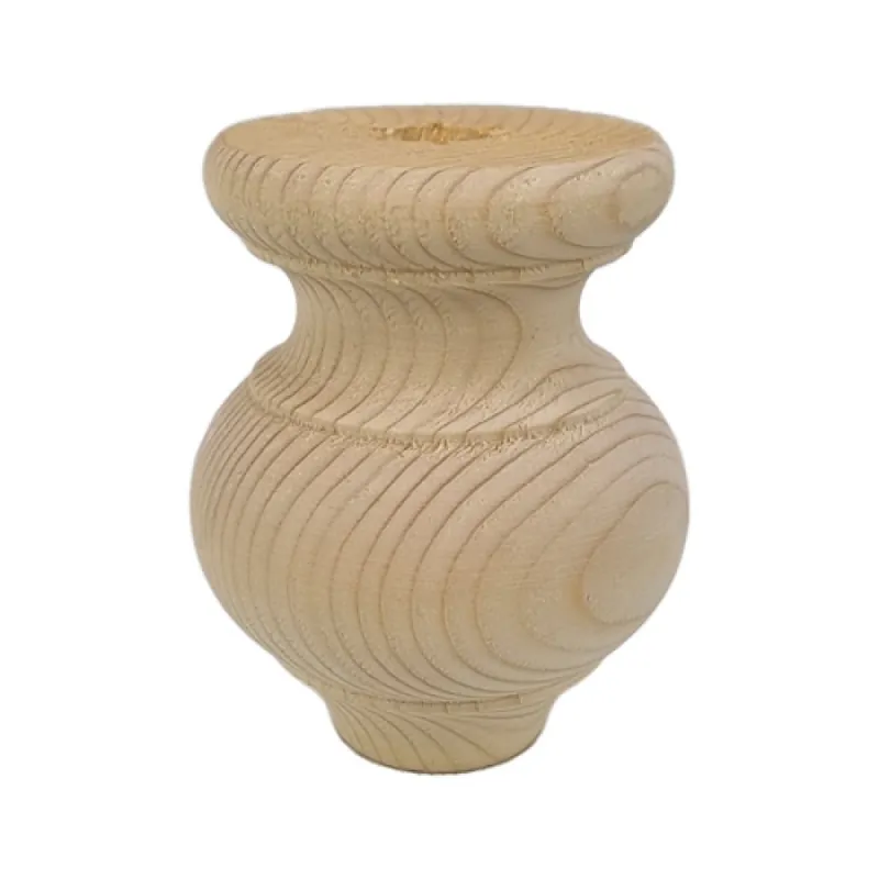 Ruční Výroba Noha soustružená dřevěná typ 3 smrk