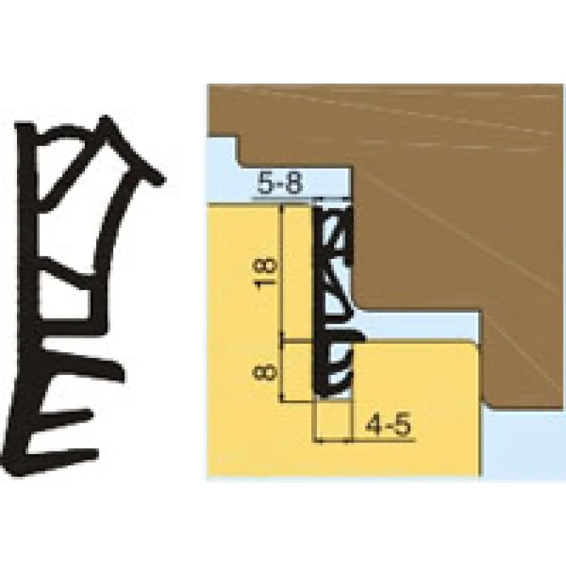 Zlevněný Těsnění profilové SH 118 béžová