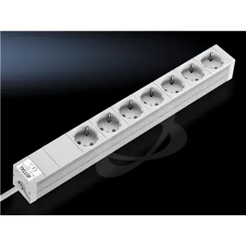 RITTAL DK 7240.210 Lišta 7 zásuvek DIN bez vypínače Rychlé Dodání