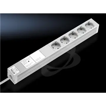 Rittal lišta 5 zásuvek DIN s přepěť.ochr.+ odruš.filtr Novinka