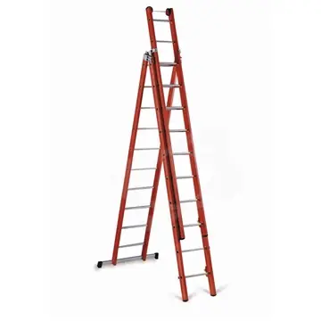 Vysoce Kvalitní Třídílný posuvný žebřík 3 x 10