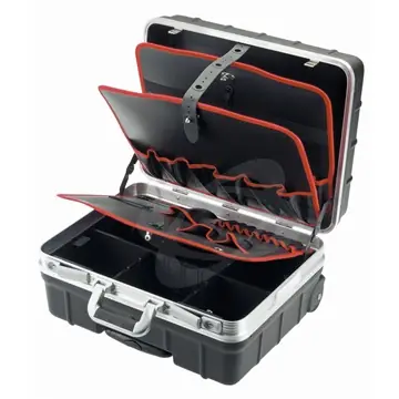 Plastový kufr CHAMPION s kolečky černý 478 x 410 x 253 mm Dokud Zásoby Vydrží