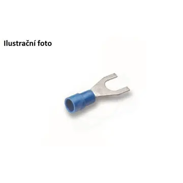 Záruka V Ceně Izolovaná vidlice Cu 1,5-2,5/3 mm, modrá (100 ks)