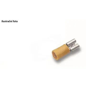 Výprodej Izolovaný konektor Cu 4-6/9,5x1,2 mm, žlutý (100 ks)