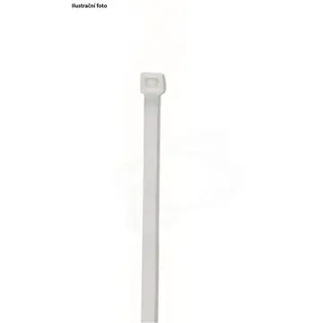 Ověřený Vázací páska bílá 200 x 2,5 mm (100 ks)