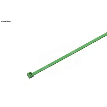 Výprodej Vázací páska zelená 280 x 4,5 mm (100 ks)