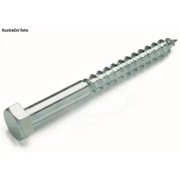 Zlevněný Šestihranný šroub do dřeva 6 x 80 mm (25 ks)
