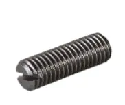 Výprodej DIN 551 16x16 šroub stavěcí s drážkou a plochým koncem, bez povrchové úpravy