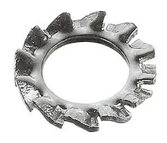 Zlevněný DIN 6798A 25 podložka vějířovitá s vnějším ozubením, bez povrchové úpravy
