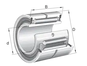 Zlevněný NA 4908-2RSR-XL-C3 INA Jehlové ložisko