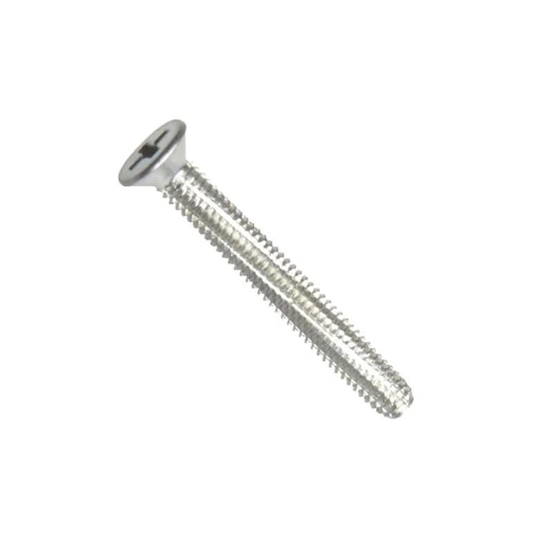 Výprodej DIN 7516D 5x20 ZN šroub zápustný závitořezný s křížovou drážkou, bílý zinek