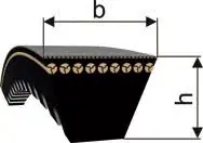 Vysoce Kvalitní Klínový řemen AVX 10x937 La SF ProfiAuto Rubena