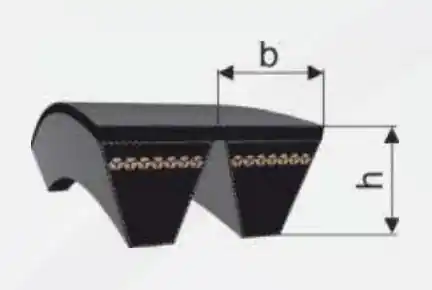 Výprodej Klínový řemen násobný 4-15J 1600 La Rubena UniBP