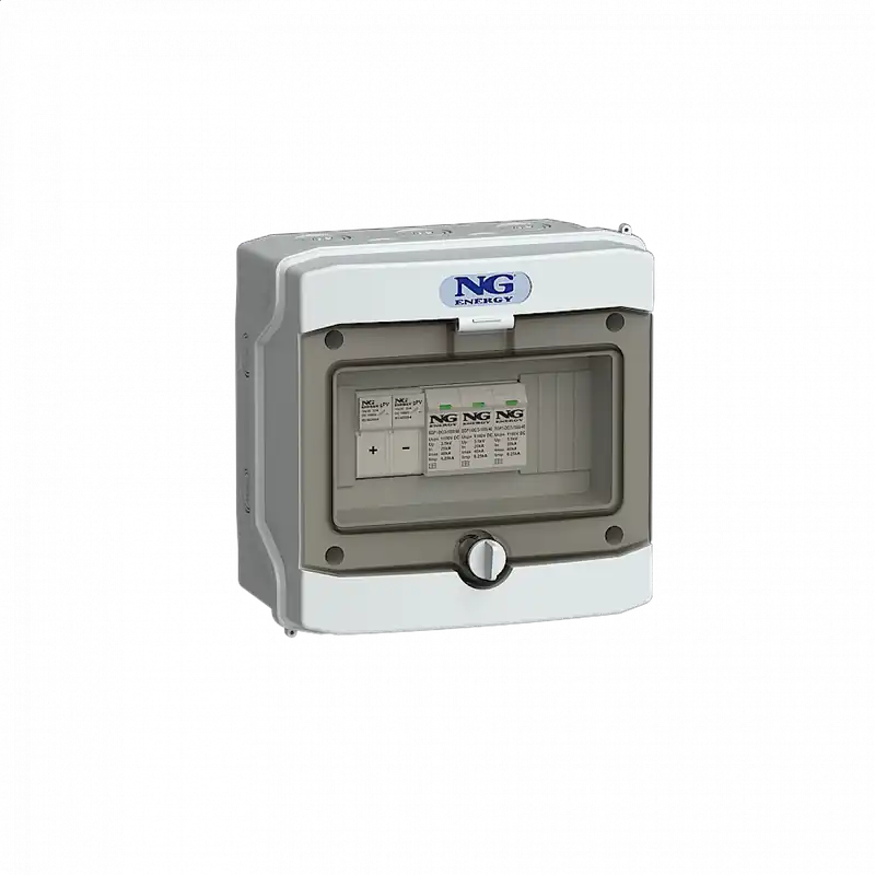 NG ENERGY Rozvaděč ASABOX FVE pro 1 string, ochrana DC vedení o max. napětí 1000V, IP65 Cenový Hit