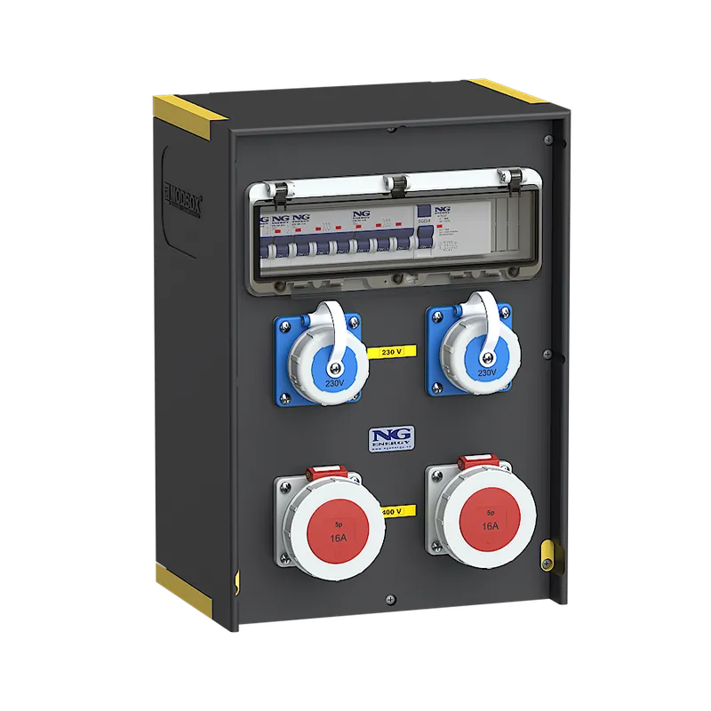 zás. 2x CEE 16A 5p 400V, 2x 16A 230V, ch Prémiový