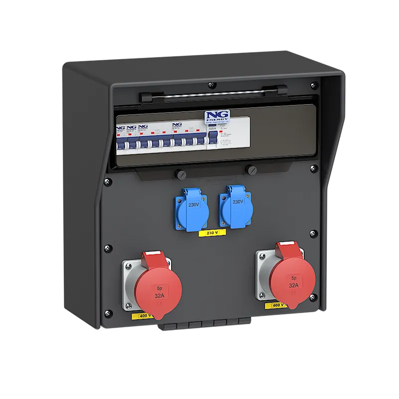 zás. 2x CEE 32A 5p 400V, 2x 16A 230V, ch Super Cena