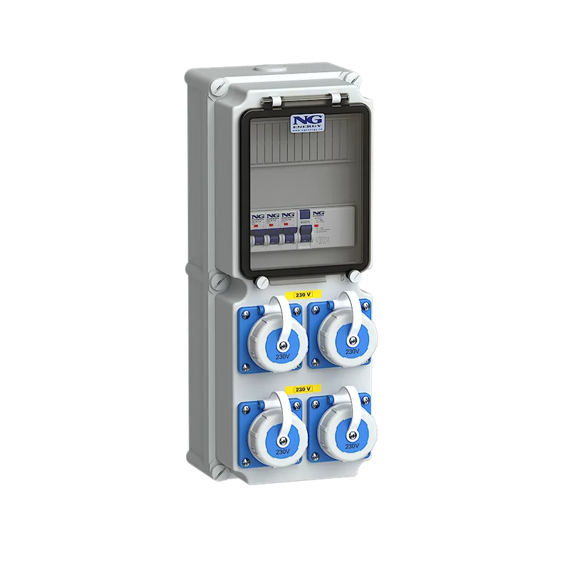 zás. 4x 16A 230V, chránič 4p, jističe Expresní Doručení