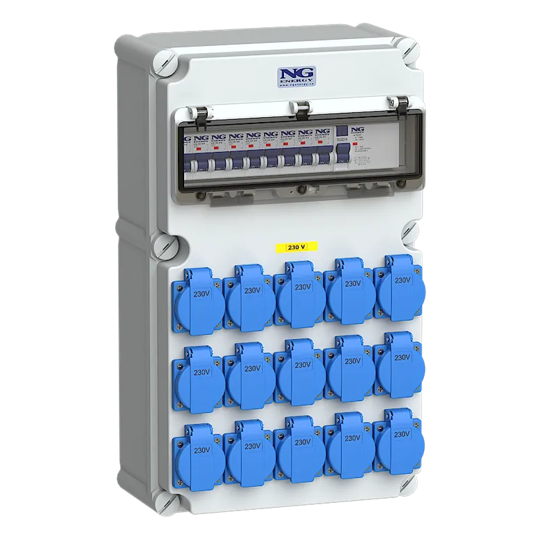 zás. 15x 16A 230V, chránič 4p, jističe Limitovaná Edice
