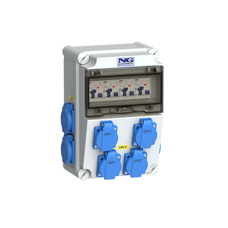 zás. 8x 16A 230V, kombichrániče 2p Bezpečná Platba