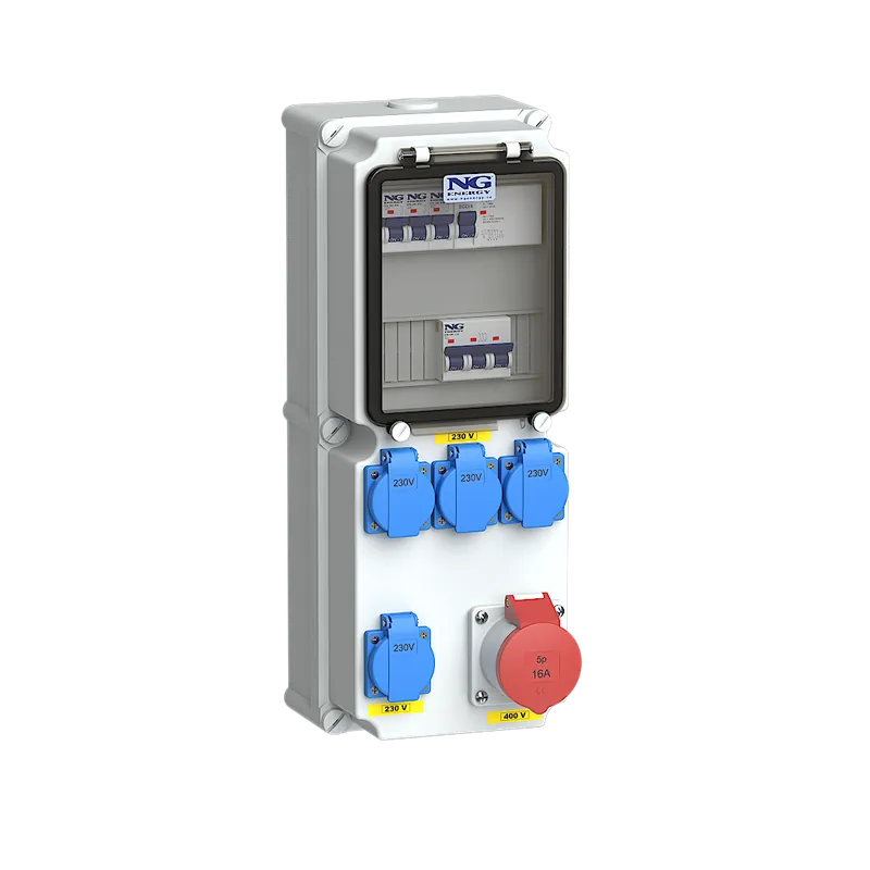 zás. 1x CEE 16A 5p 400V, 4x 16A 230V, ch Sleva