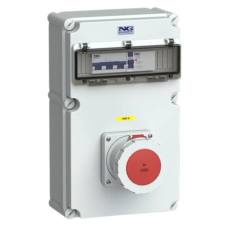 zás. 1x CEE 125A 5p 400V, chránič 4p, ji Tovární Cena