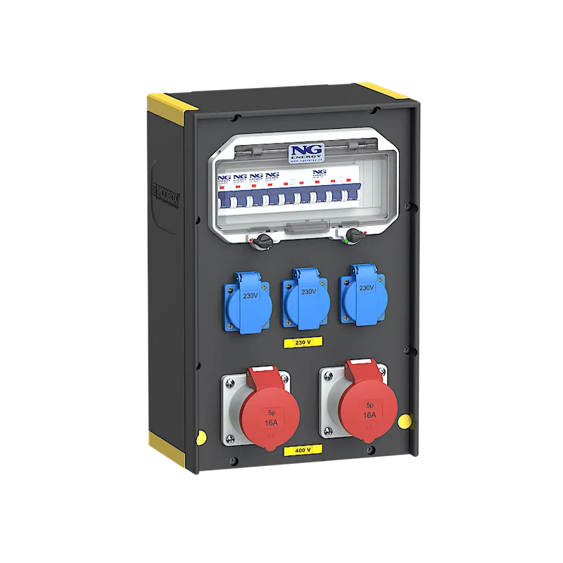 zás. 2x CEE 16A 5p 400V, 3x 16A 230V, ji Limitovaná Edice