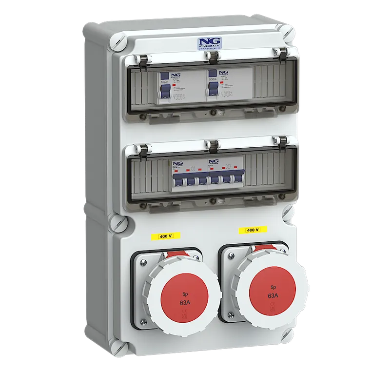 zás. 2x CEE 63A 5p 400V, chránič 4p, jis Velkoobchod