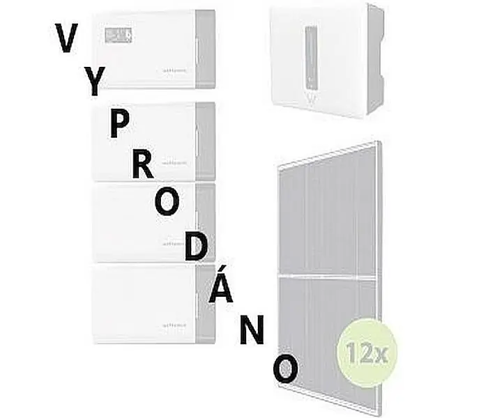 WATTSONIC Sada 6kW měnič + BMS 2,30kWh + 3x bateriový modul 2,30kWh + 12x panel CS6.1-60TB 500Wp Velkoobchod