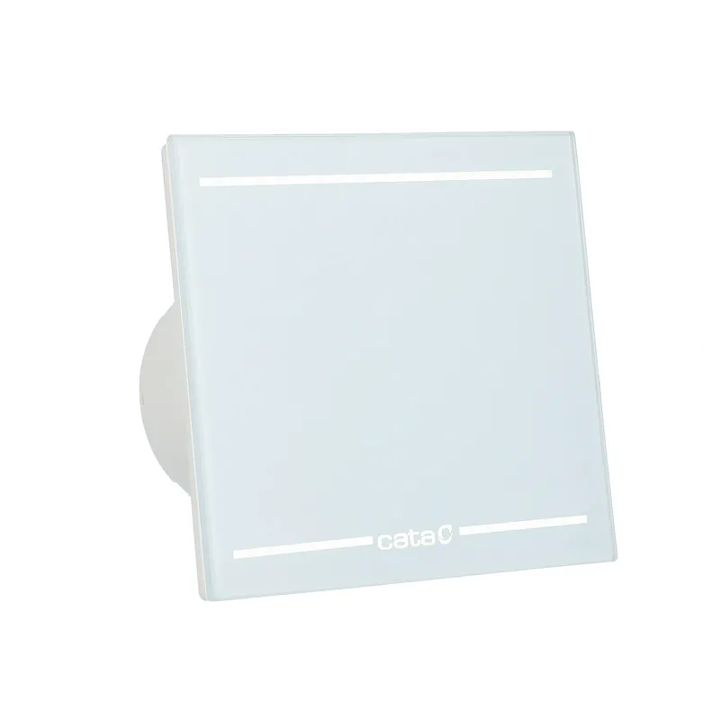 Pouze Dnes CATA Ventilátor e100 GL Axiální, exkluzivní design - bílá skleněná deska
