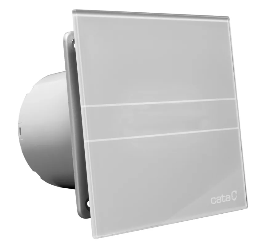 CATA Ventilátor e100 GS Axiální, exkluzivní design - stříbrná skleněná deska Nejlepší Volba
