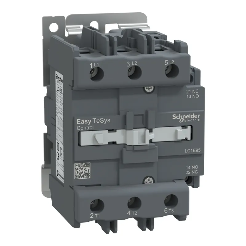Značkový SCHNEIDER Easy TeSys LC1E95N5 Stykač  3P, AC-3, 95A, 415V AC cívka, 50Hz, 1Z+1V