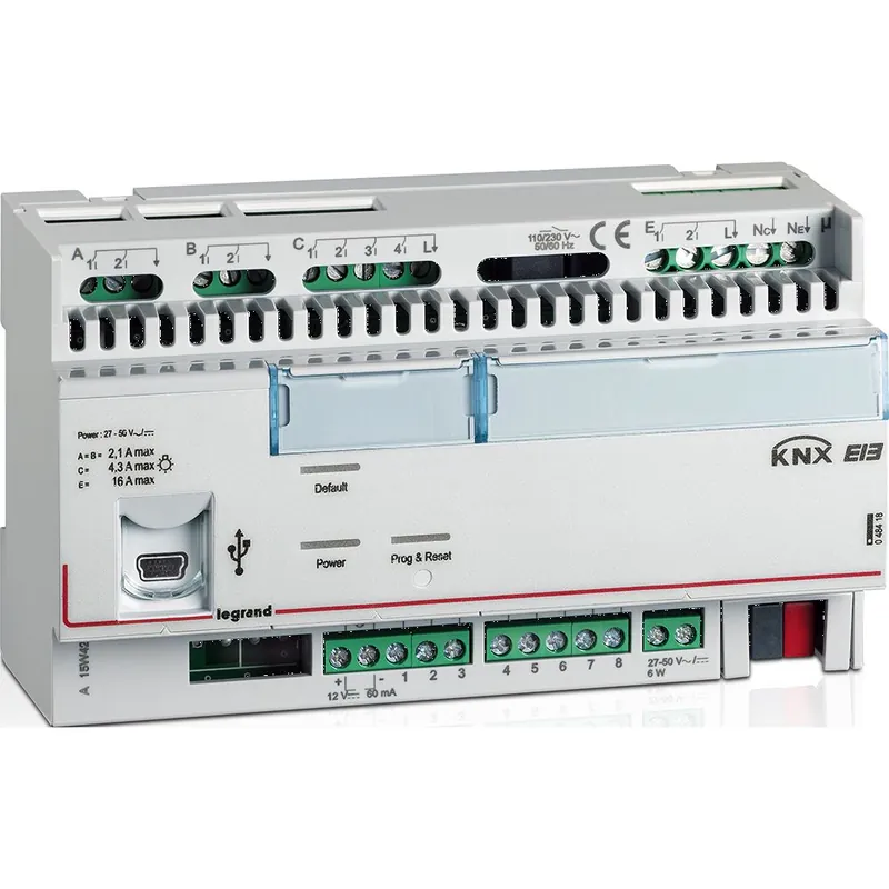 048418 KNX ROOM KONTR.8VST/10VÝST DIN PL Vysoce Kvalitní